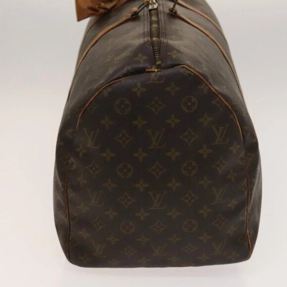 LOUIS VUITTON Monogram Keepall 55 Boston Bag M41424 LV Auth 134208 - Picture 6 of 16